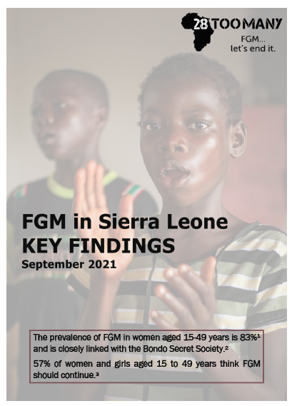 Key Findings: FGM in Sierra Leone (2021, English)
